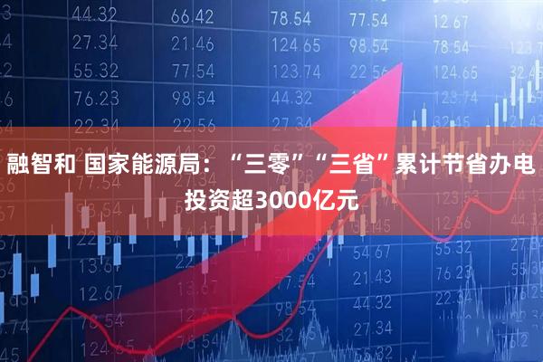 融智和 国家能源局：“三零”“三省”累计节省办电投资超3000亿元