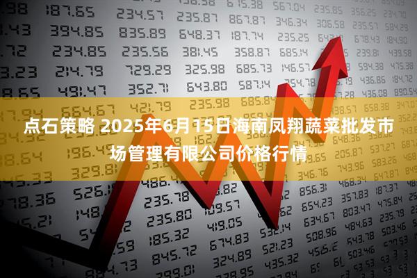点石策略 2025年6月15日海南凤翔蔬菜批发市场管理有限公司价格行情